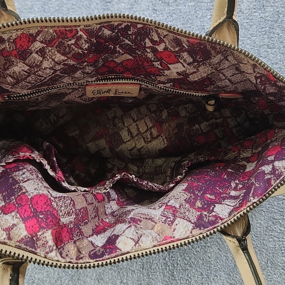 Elliott Lucca Creamy Beige Leather Tote Bag. Never Used. - Picture 4 of 4